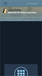 Mobile Screenshot of linuxartist.org